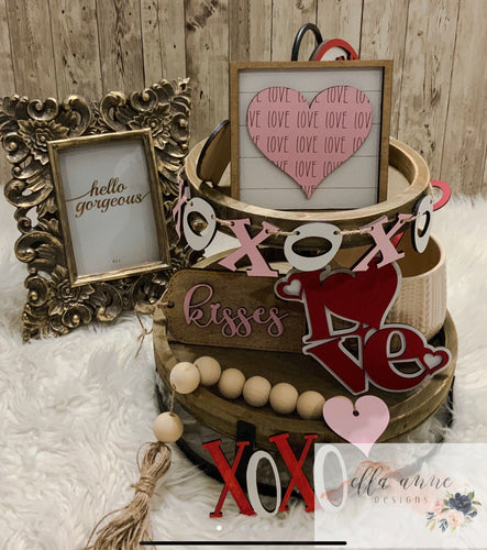 Valentines Love Tier Tray