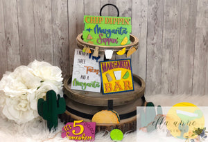 Taco & Margarita Tier Tray Decor