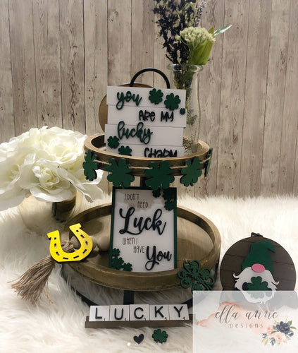 St. Patrick’s Day Tier Tray Decor